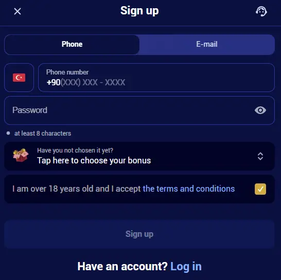 Spinay Casino'ya nasıl kayıt olunacağına dair adım adım talimatlar