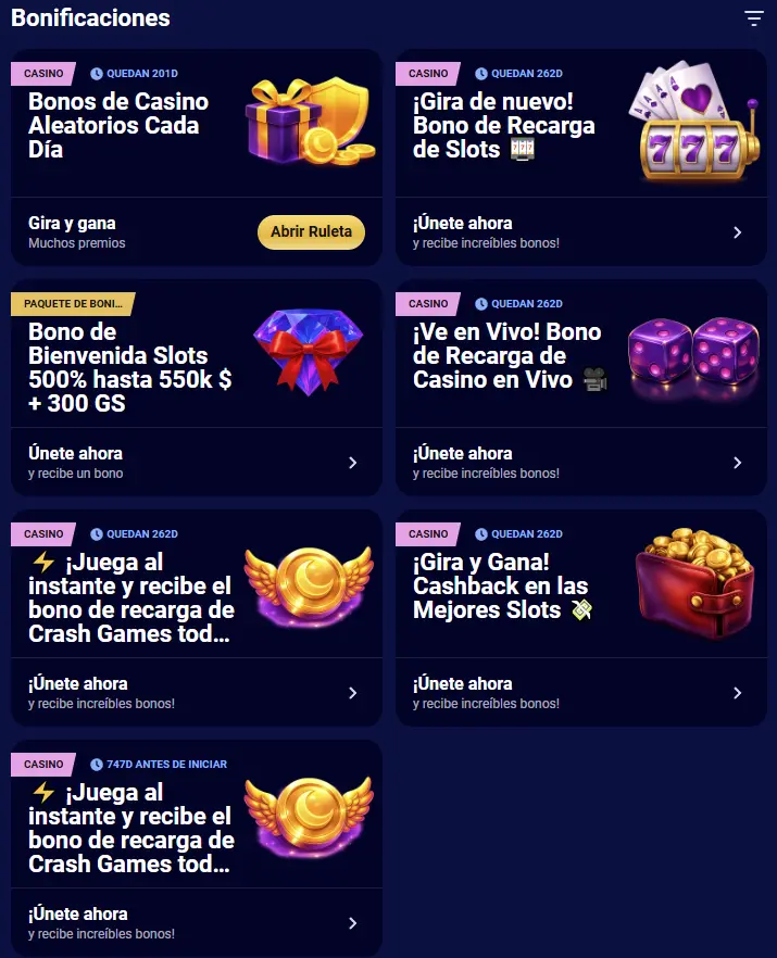 The best bonuses at Spinay Casino